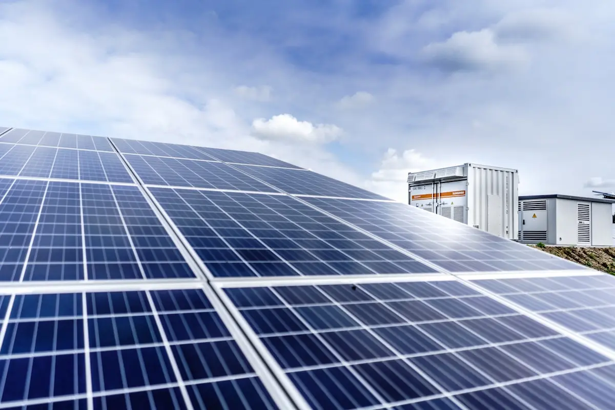 Solar Panels mounted on a building